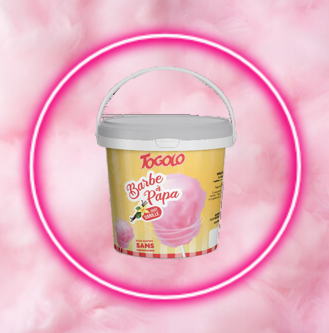 Barbe à papa vanille