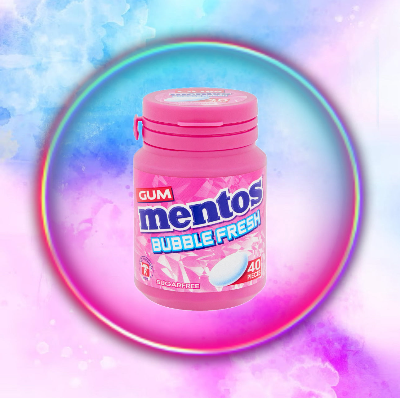 Chewing-gum mentos bubble fresh