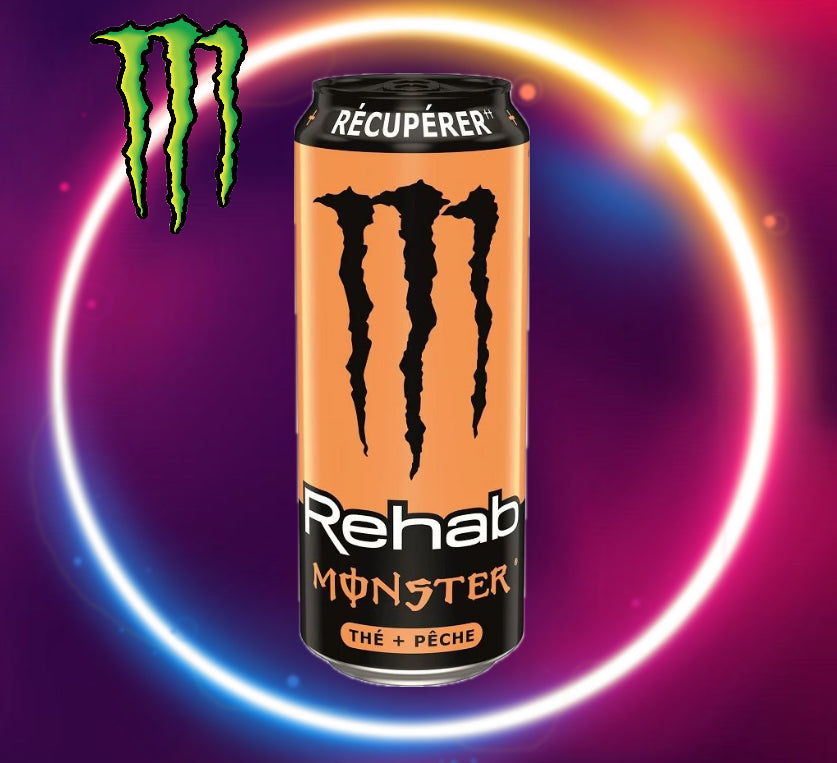 Monster Rehab Thé + pêche
