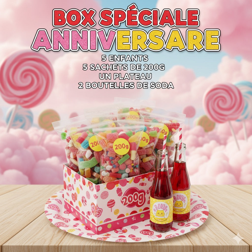Box anniversaire pour 5