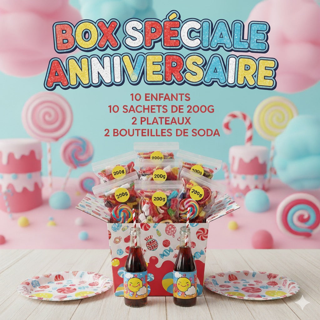 Box anniversaire pour 10